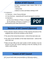 Constitution of GST