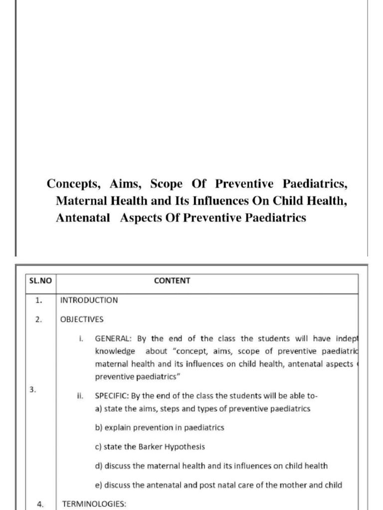 Preventive Pediatrics PDF