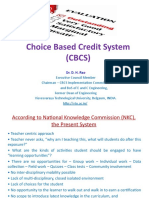 Choice Based Credit System (CBCS)