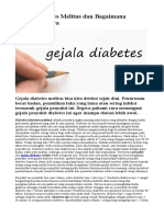 GEJALA DAN PENANGANAN DIABETES