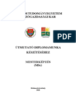 2utmutato Diplomamunka Keszitesehez 2020 MSC