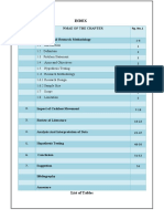 Index: Sr. No. Nmae of The Chapter Pg. No.1 Information & Research Methodology