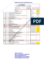 Paper: 1 Principles & Practice of Accounting CA Foundation: Chapters Chapters Name