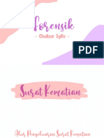 Forensik Mind Map DR Syifa