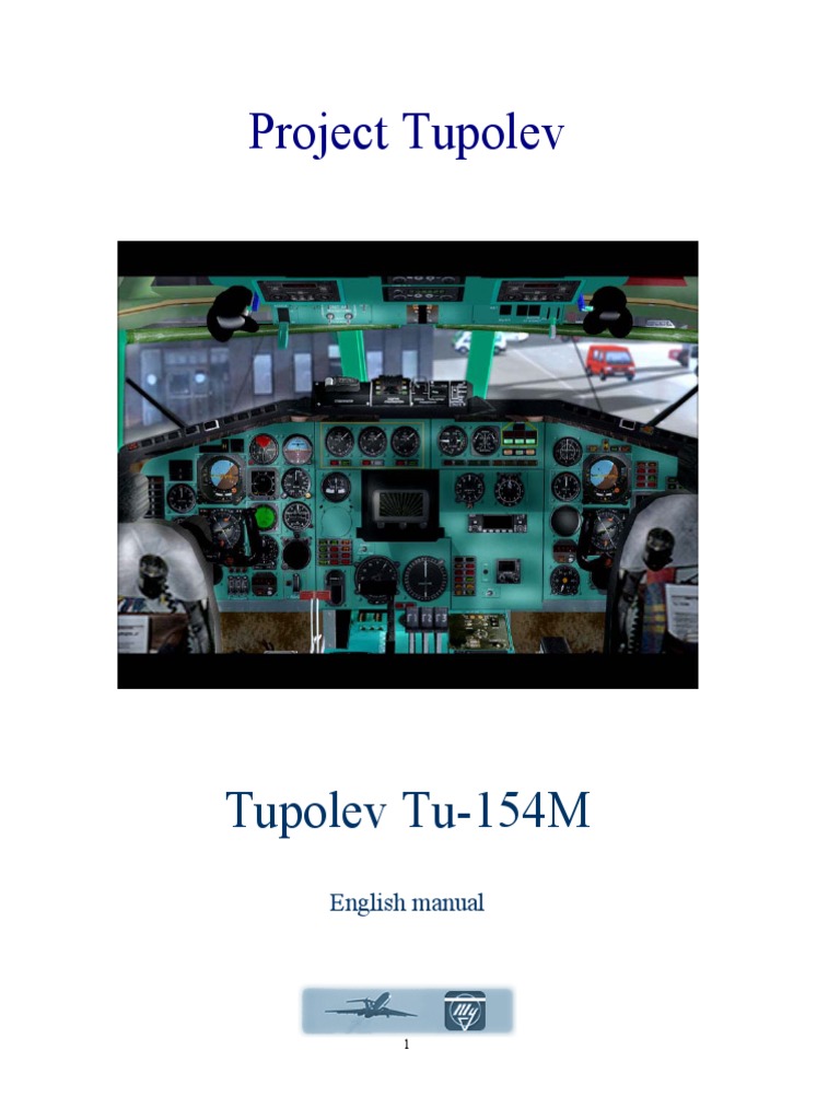 Tu-154M Flight Simulation Manual | PDF | Altimeter | Empennage