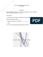 Test I.: CHAPTER III. Derivative. Slope and Rate of Change Critical Thinking