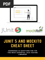 Junit 5 and Mockito Cheat Sheet 1.1