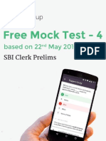 SBI PO 2015 - Prelims (Tier I) Mock Test