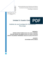 Análisis de una investigación científica