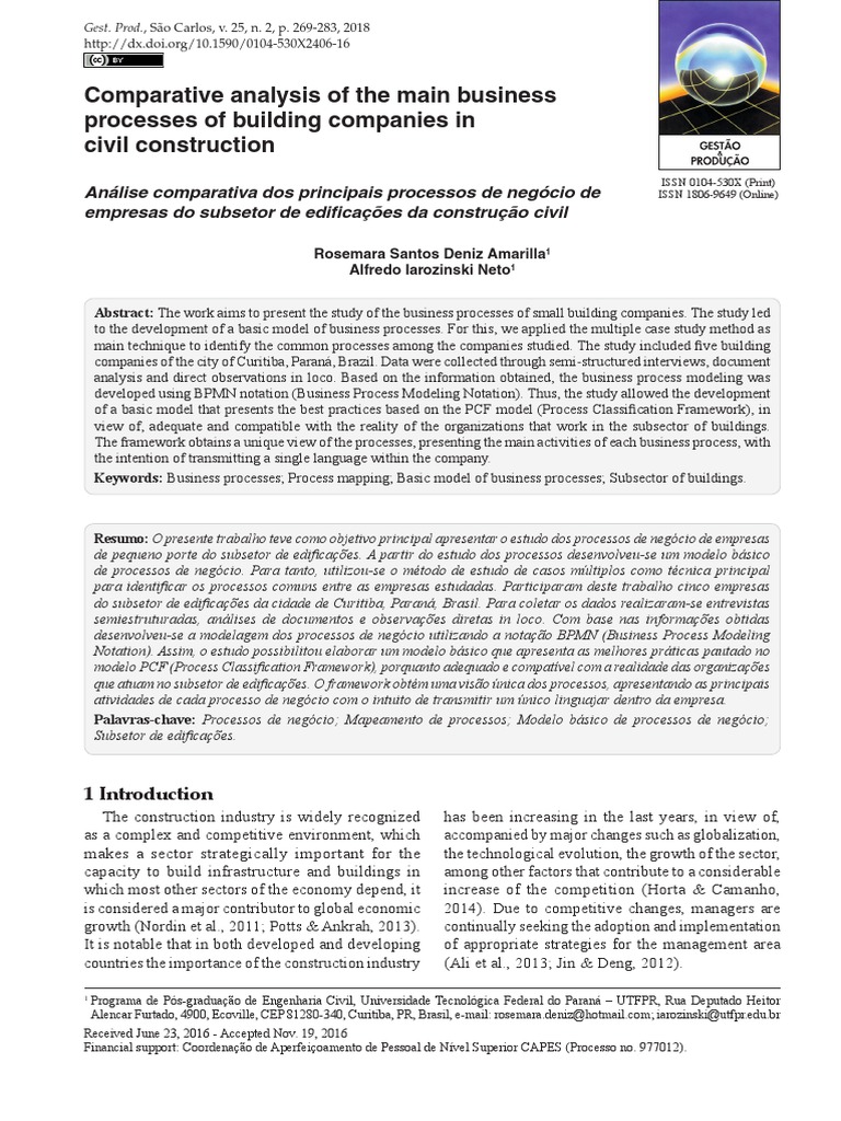 Comparative Analysis of The Main Business | PDF | Conceptual Model ...