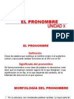 Unidad 10. El Pronombre