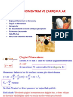 Bölüm-9 DOĞRUSAL MOMENTUM Ve ÇARPIŞMALAR