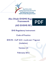 AD EHS RI - CoP - 24.0 - Tag-Out - Lock-Out (Isolation)