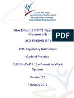AD EHS RI - CoP - 21.0 - Permit To Work