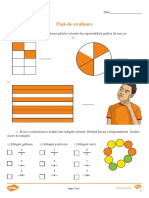Clasa A III A Fractii Fisa de Evaluare