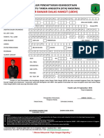 Input Data Form Pendaftaran Keanggotaan & Kta Mada Ke Mabes - LBDH