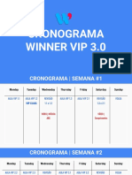 Cronograma Winner - Beginner