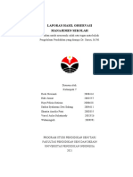 Laporan Hasil Observasi Kelompok 7 Lopend