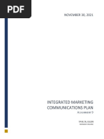 Integrated Marketing Plan