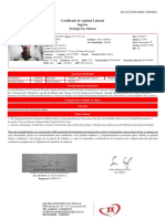 Certificado aptitud laboral trabajo alturas