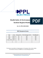 1.10 - HSE Statistics Showing LTIFR