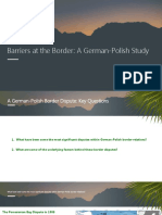 Barriers at The Border: A German-Polish Study