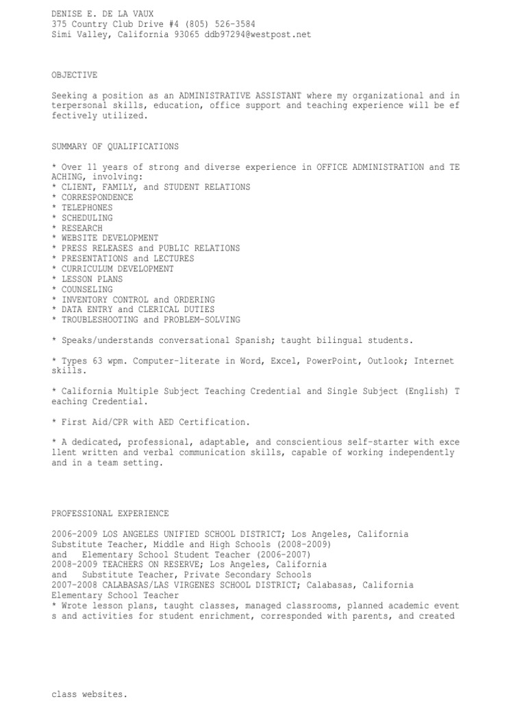 Business plan for administrative assistant picture