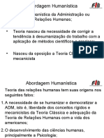 Modelos de Gesto - 7 - Teoria Do Humanismo