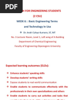 Week 6 Engllish For Engineering Student