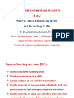 Week 6 Engllish For Engineering Student