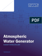 Atmospheric Water Generator: Market Estimates, 2019