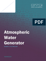 Atmospheric Water Generator: Sample Report