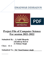 Project On School Management System