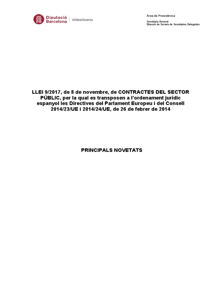 contractes en el sector públic PDF