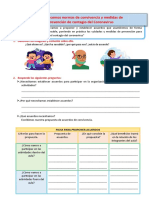 29-3-22-P-S. Ficha-Establecemos Normas de Convivencia y Medidas de Prevención de Contagio Del Coronavirus