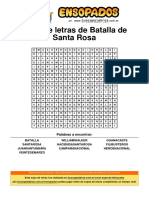 Sopa de Letras de Batalla de Santa Rosa