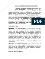 Contrato de Anticresis Con Alejandrina Aguilar Vargas