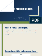 Agile Supply Chains