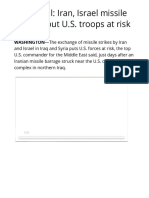 General - Iran, Israel Missile Strikes Put U.S. Troops at Risk Final Call Digital Edition The Final Call April 5, 2022 - FCN4126