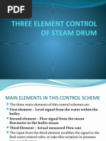 Three Element Control of Steam Drum