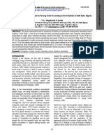 Perception of Forestry As A Career Among Senior Secondary School Students in Ekiti State, Nigeria O.J. Olujobi and F.A.Sale