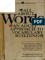 All About Words_ an Adult Approach to Vocabulary Building (1968, New American Library) Copy