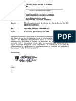 Memo 013 Monitor OCI - DR - ALCIDES - Remito Documento para Implementacion de OCI, OFICIO No. 083-2021-UNAMBA-OCI