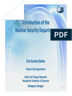 Introduc Tion of The Nuclear Security Department