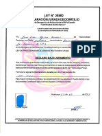 Declaración Juarada Aguilar Huaman Juan Fidel