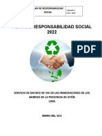 Plan de Responsabilidad Social 2022