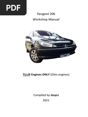 Peugeot 206 Workshop Repair Manual | PDF | Transmission (Mechanics.