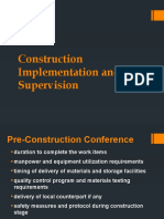 Pre-Construction Conference