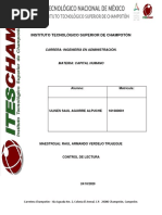 Control de lectura evaluacion del desempeño