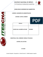 Control de Lectura Evaluacion Del Desempeño